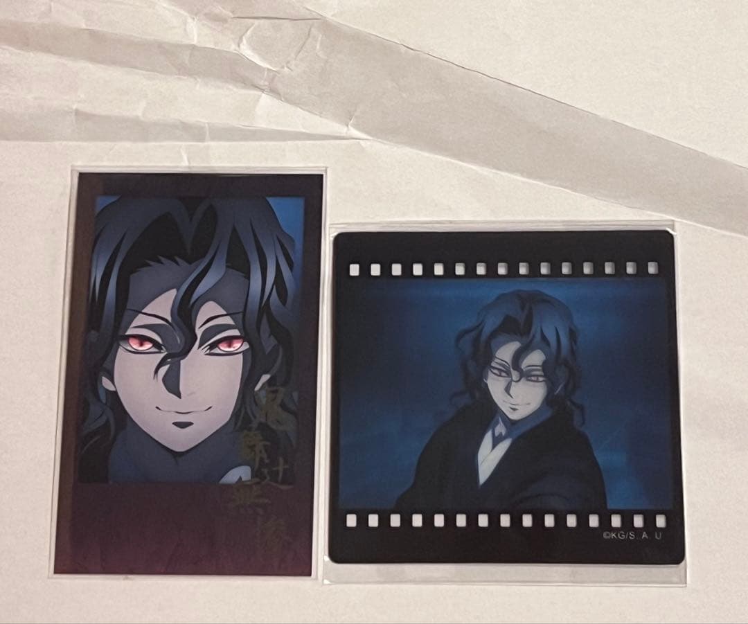 鬼滅の刃　お楽しみくじ　チェキ風ブロマイド　クリアカード 鬼舞辻無惨