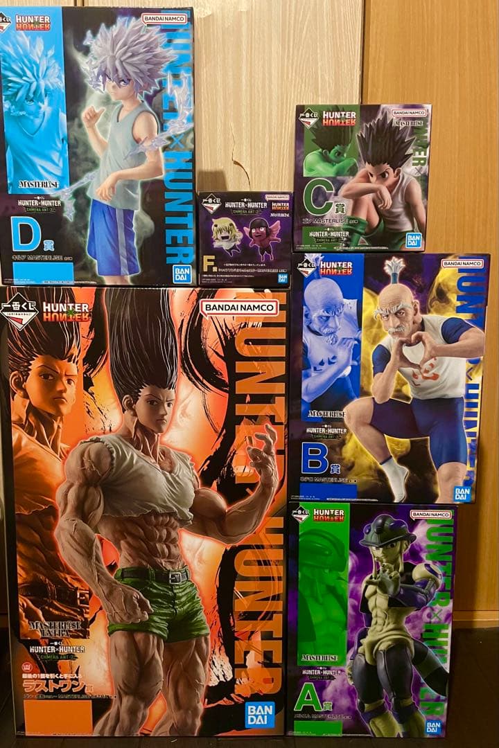 HUNTER×HUNTER 一番くじ　A B C D F ラストワン賞　6個❗️