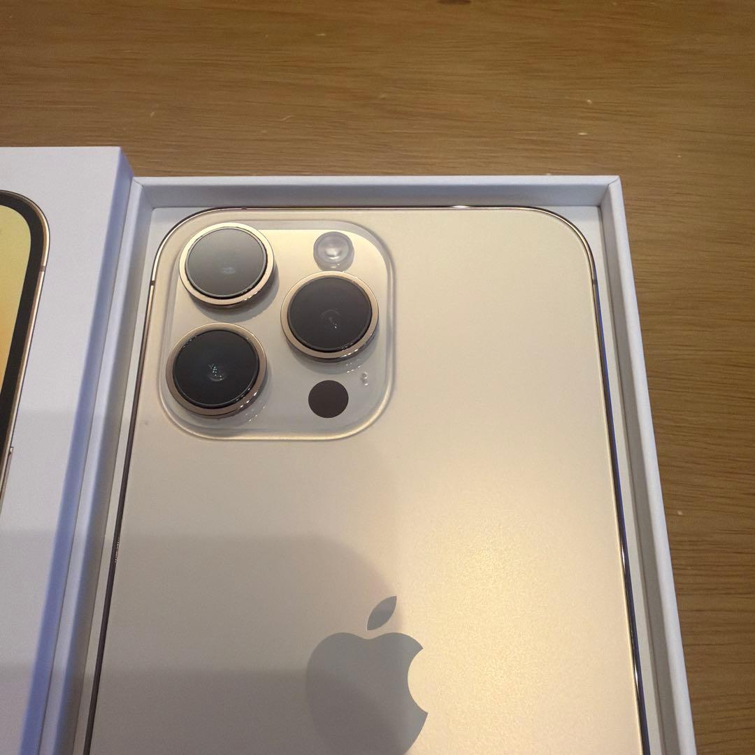 【美品】Apple iPhone 14 Pro Maxゴールド 本体　128G