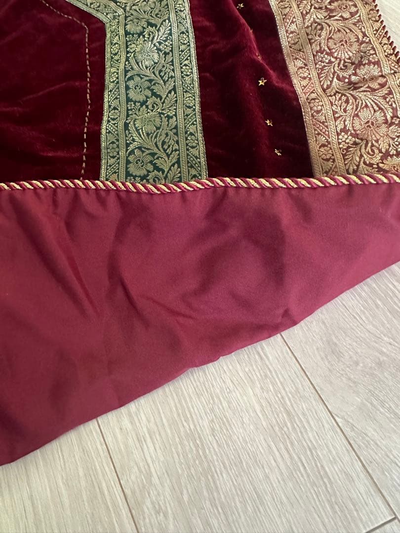 アメリカ購入ヴィンテージ クリスマススカート　クリスマス　インテリア