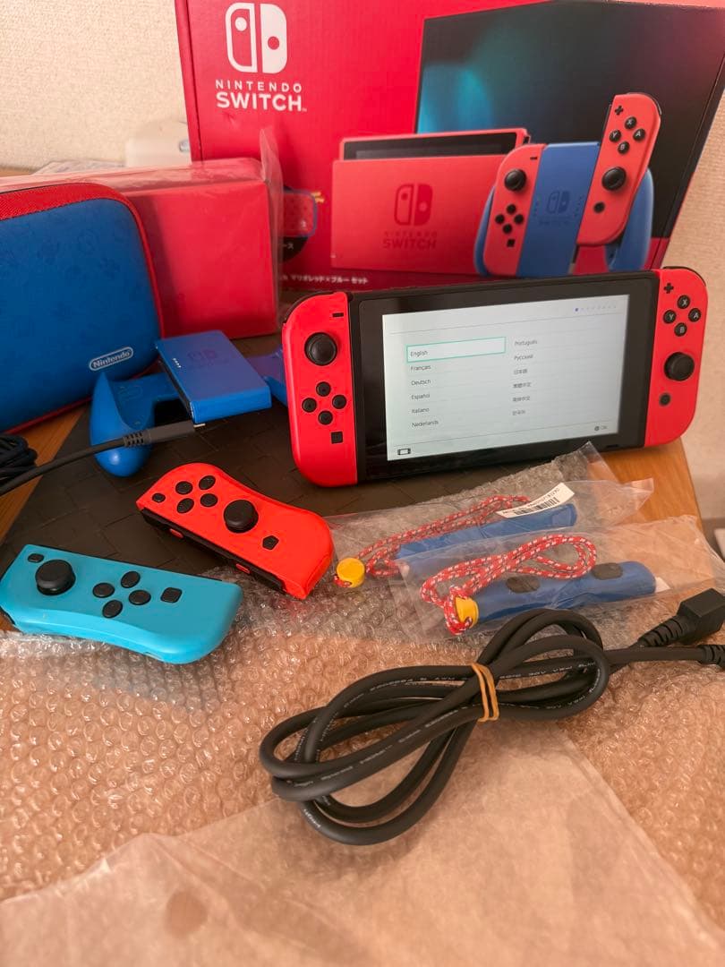 Nintendo Switch本体 マリオレッド×ブルーセット