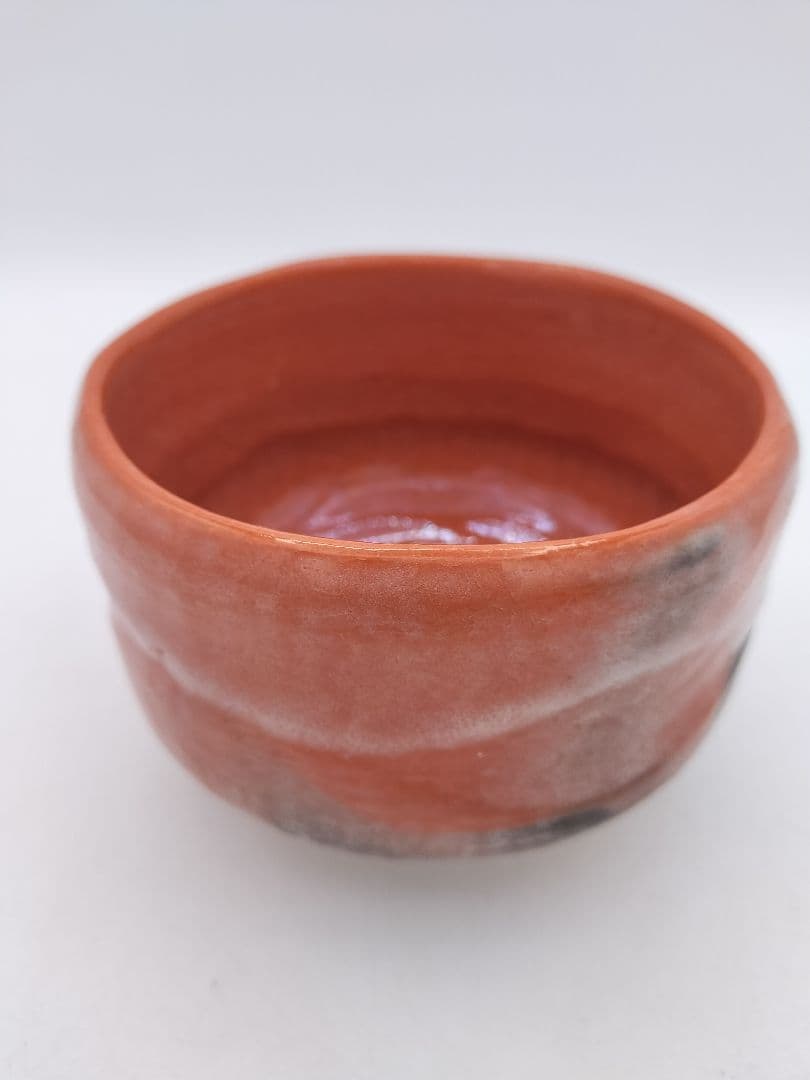 c657 茶碗 赤楽 銘『無事』紫野 寛州箱書 伊藤一楽 木箱 茶道具 古物