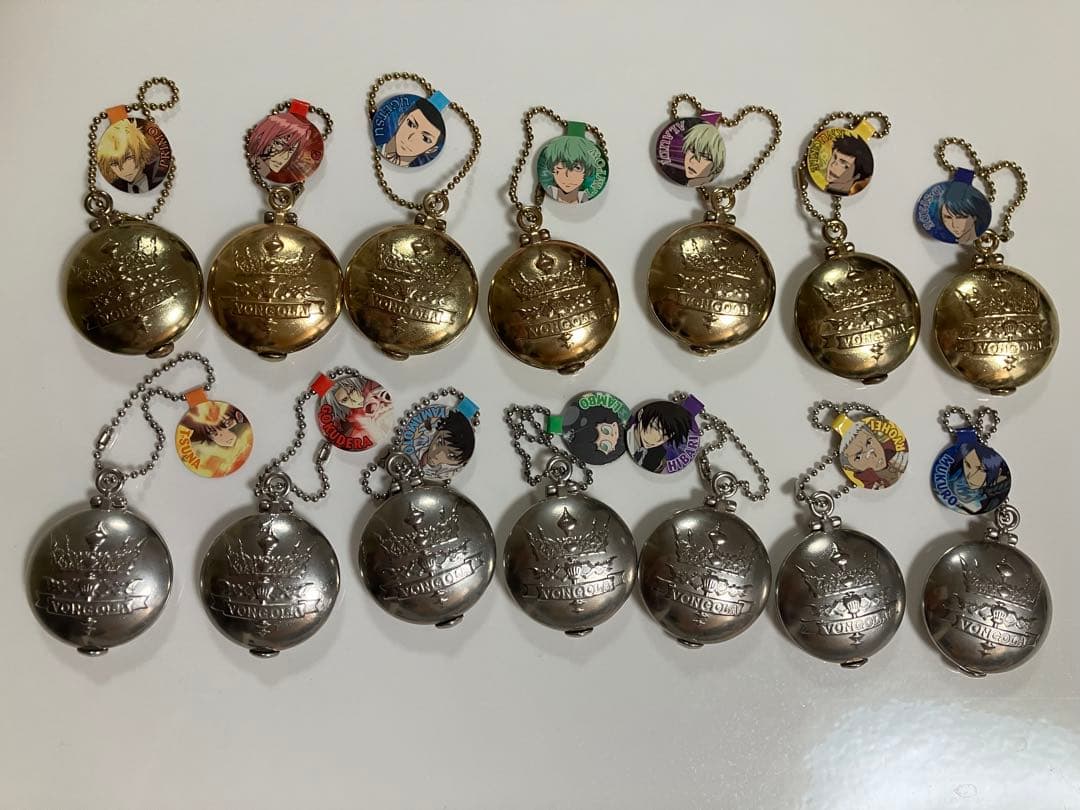 家庭教師ヒットマンREBORN! 懐中時計風 チャーム　フルセット