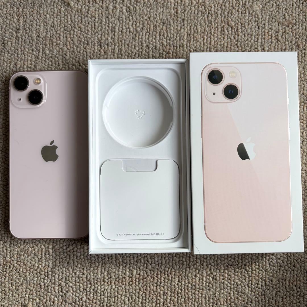iPhone13 128GBピンク simフリー
