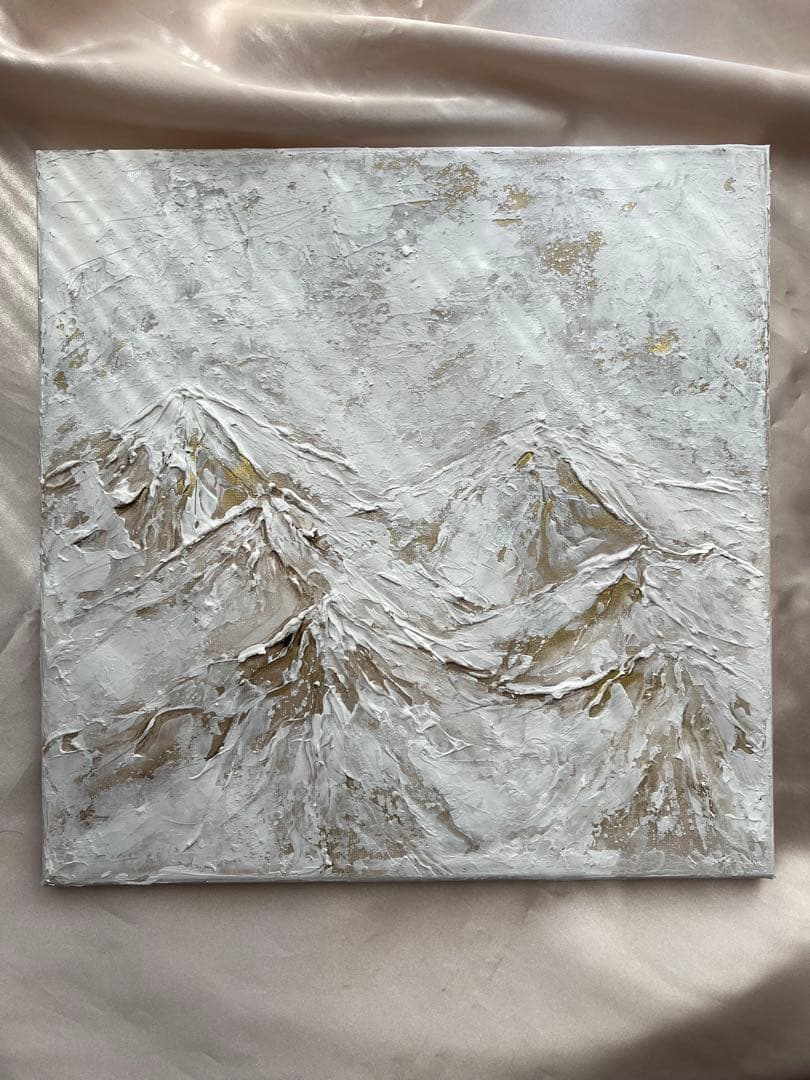 インテリア/和風/絵画/アート/抽象画/モダン/ホテル/ホワイト/ゴールド/山