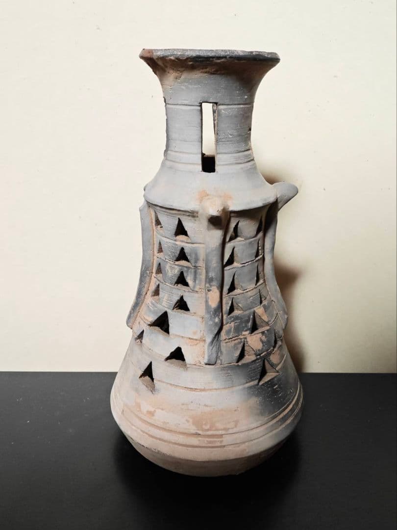 須恵器器台　古墳時代　考古発掘品　出土品　古代美術　稀少品　珍品