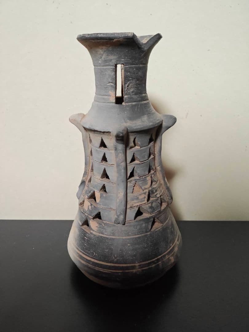 須恵器器台　古墳時代　考古発掘品　出土品　古代美術　稀少品　珍品
