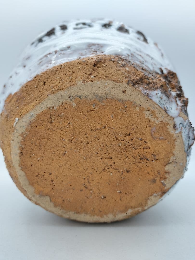 c153 水指　萩焼 塗蓋付 渋谷泥詩 木箱 茶道具 古物