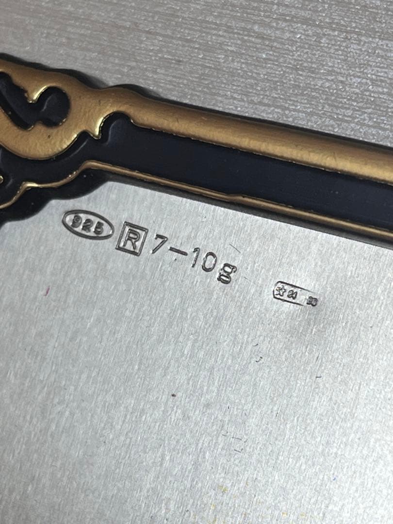 シルバー925 刻印　イタリー　絵画　summer アンティーク