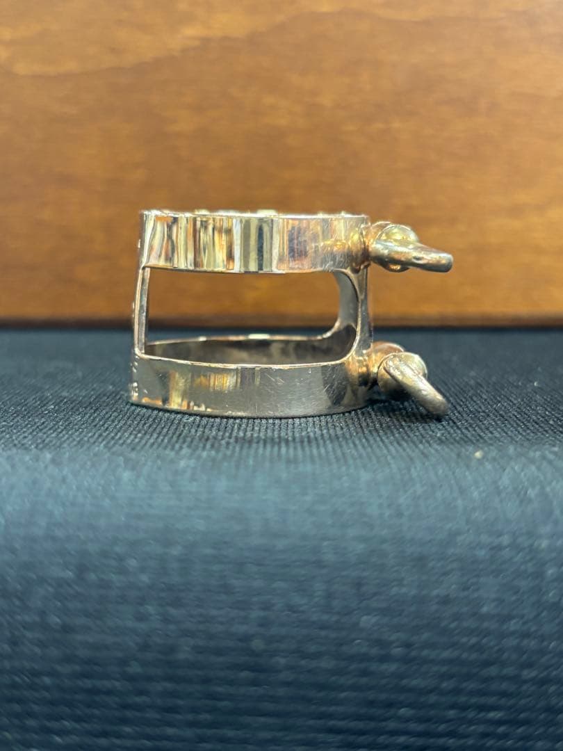 BUZZ テナーサックスリガチャー　ピンクゴールド