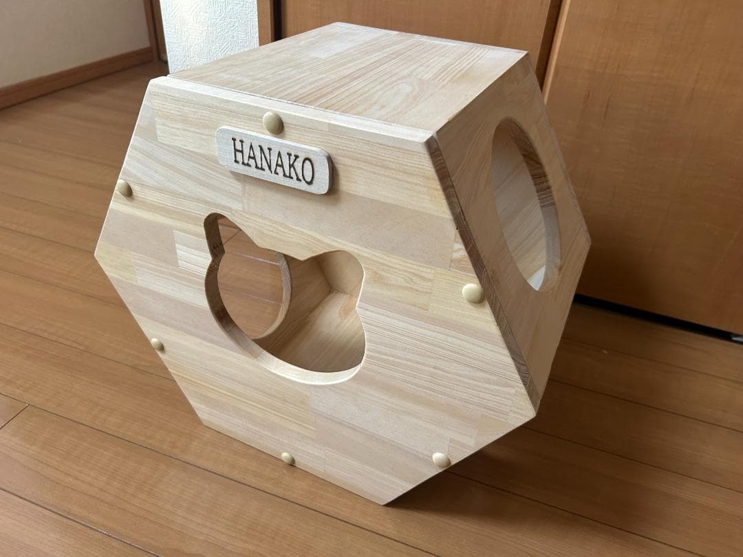 六角ハウス◆ネコハウス◆キャットハウス◆ヘキサゴン◆テーブル◆壁掛け