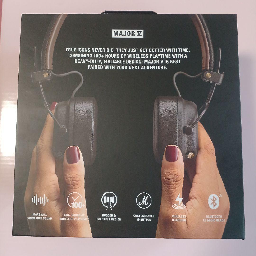 【新品未使用】Marshall Major V ワイヤレスヘッドホン ブラウン