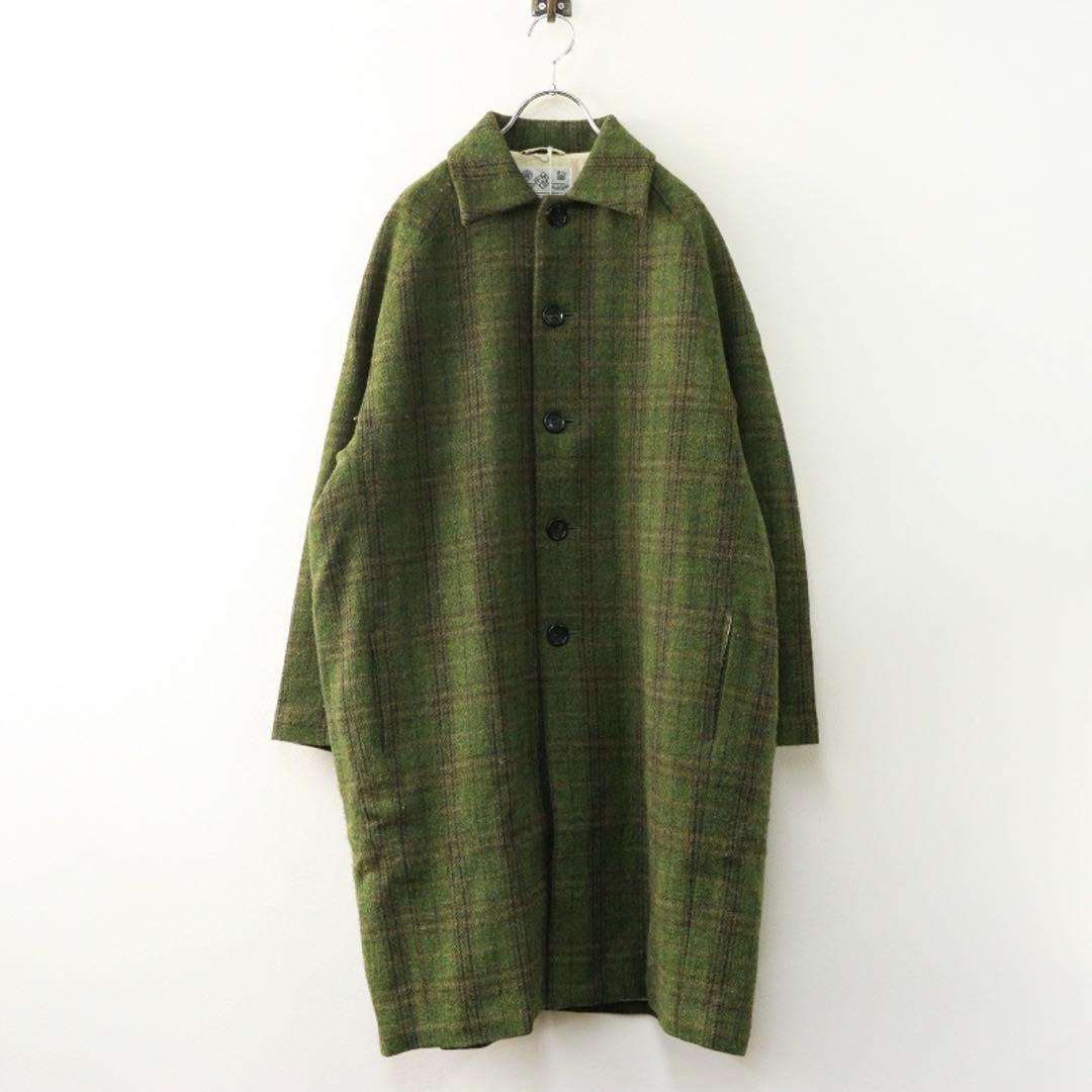 (美品)オールドマンズテーラー ブリティッシュウールツイードコート