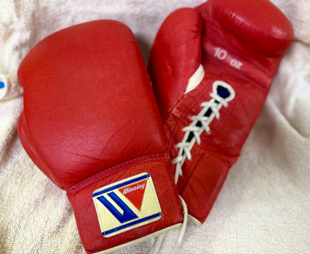 Winning ボクシンググローブ 10 oz 赤　ソフトタイプ