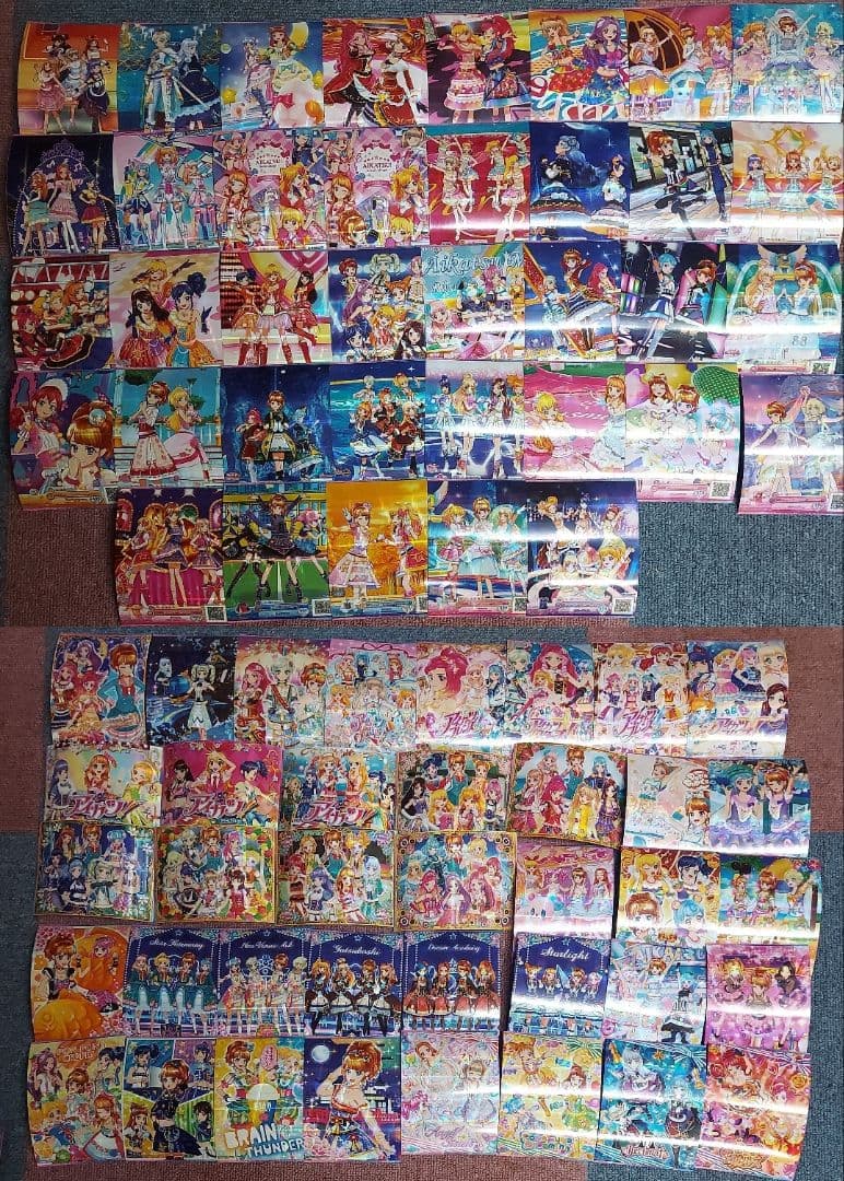 アイカツ　ブロマイド　カード　セット