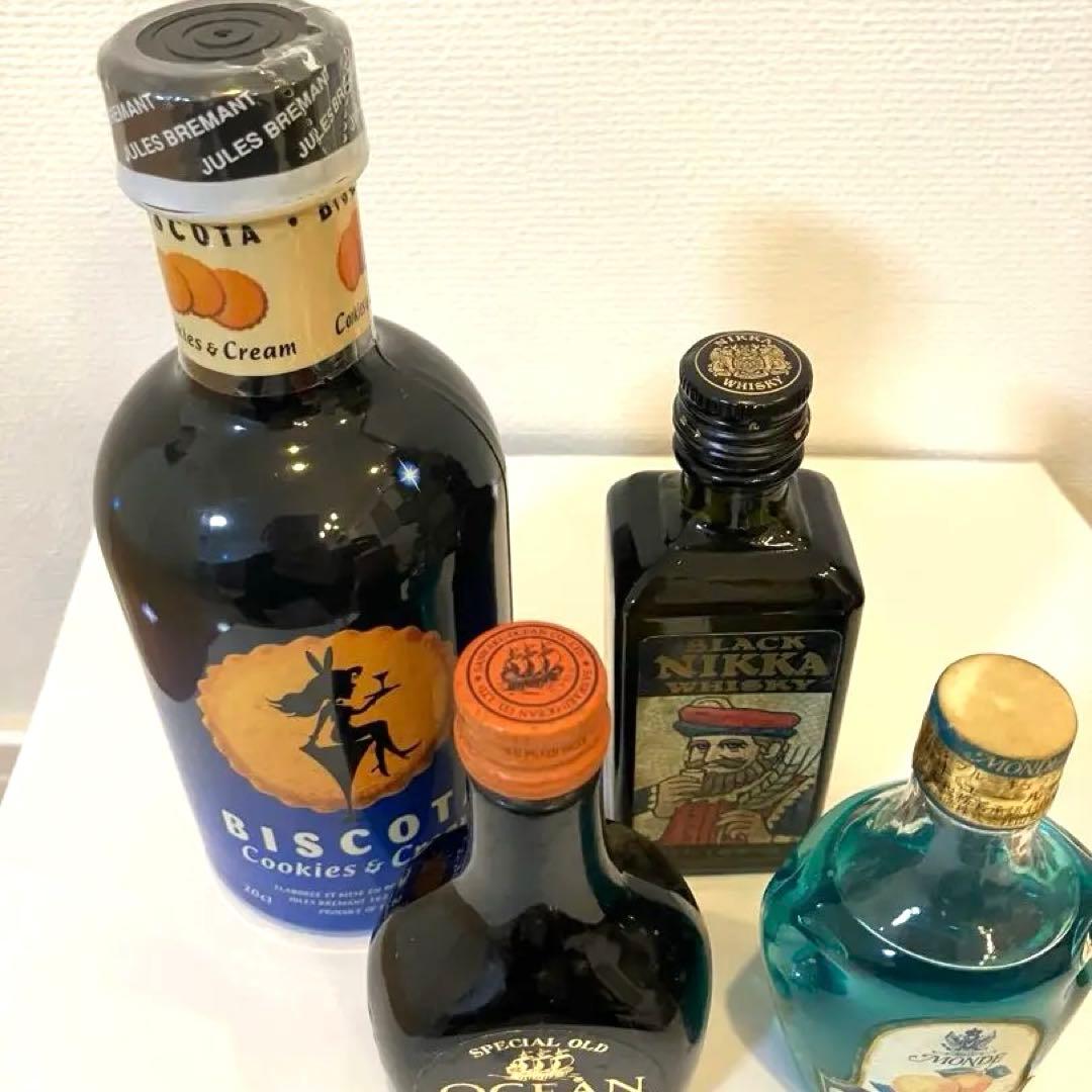 BISCOTA Cookies & Cream セット、ウイスキーミニボトル