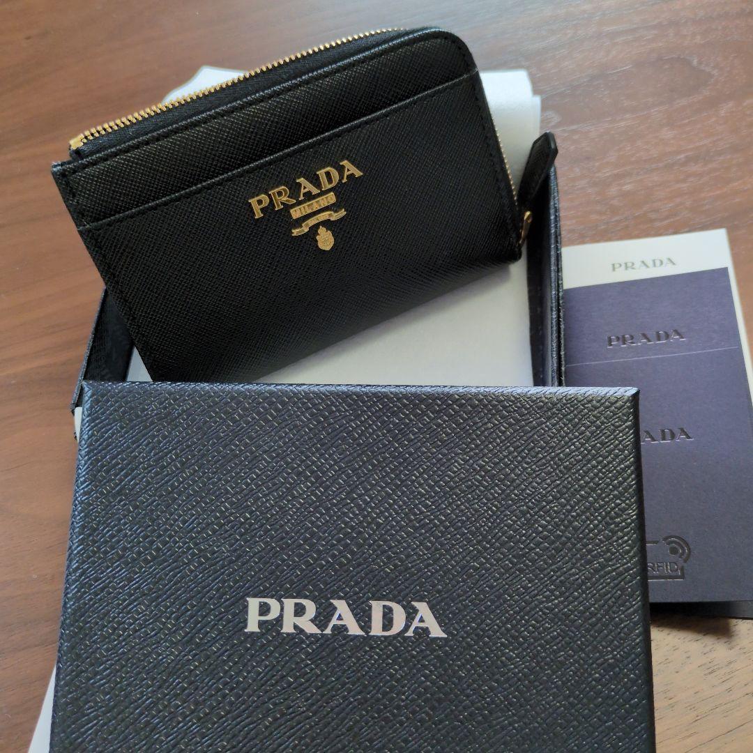 「PRADA」 ケース　キーケース　ブラック
