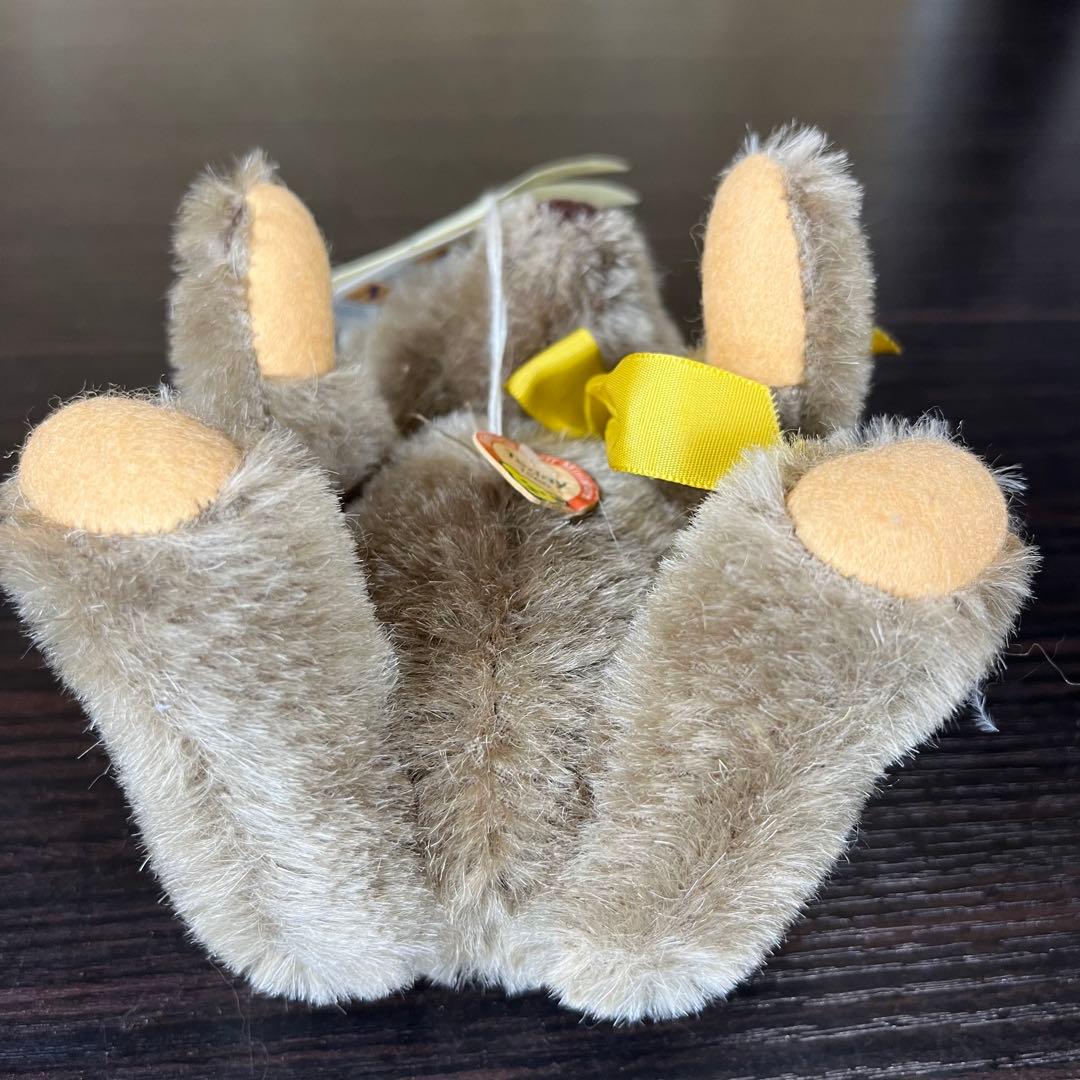 【希少】Steiff ミニチュア　テディベア　キャラメル