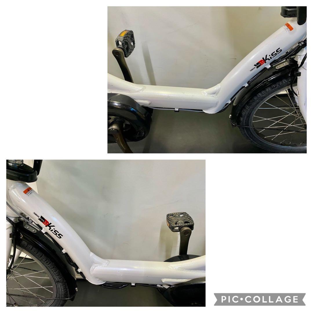 1年保証　ヤマハ　パスキッス　20インチ　子供乗せ　3人乗り 電動アシスト自転車