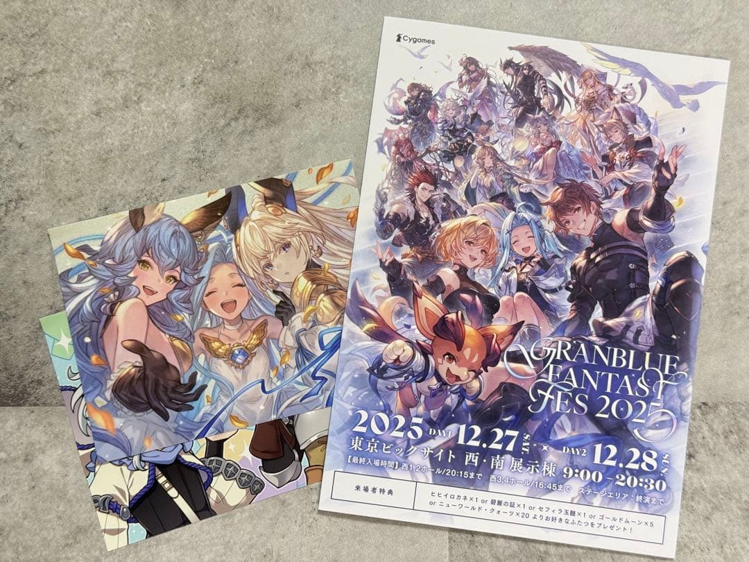 グラブルフェス2025 新品未使用リーフレット