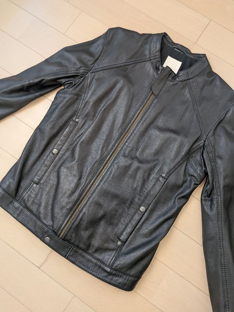 ■美品 DIESELディーゼル メンズ レザージャケット 羊革 L■