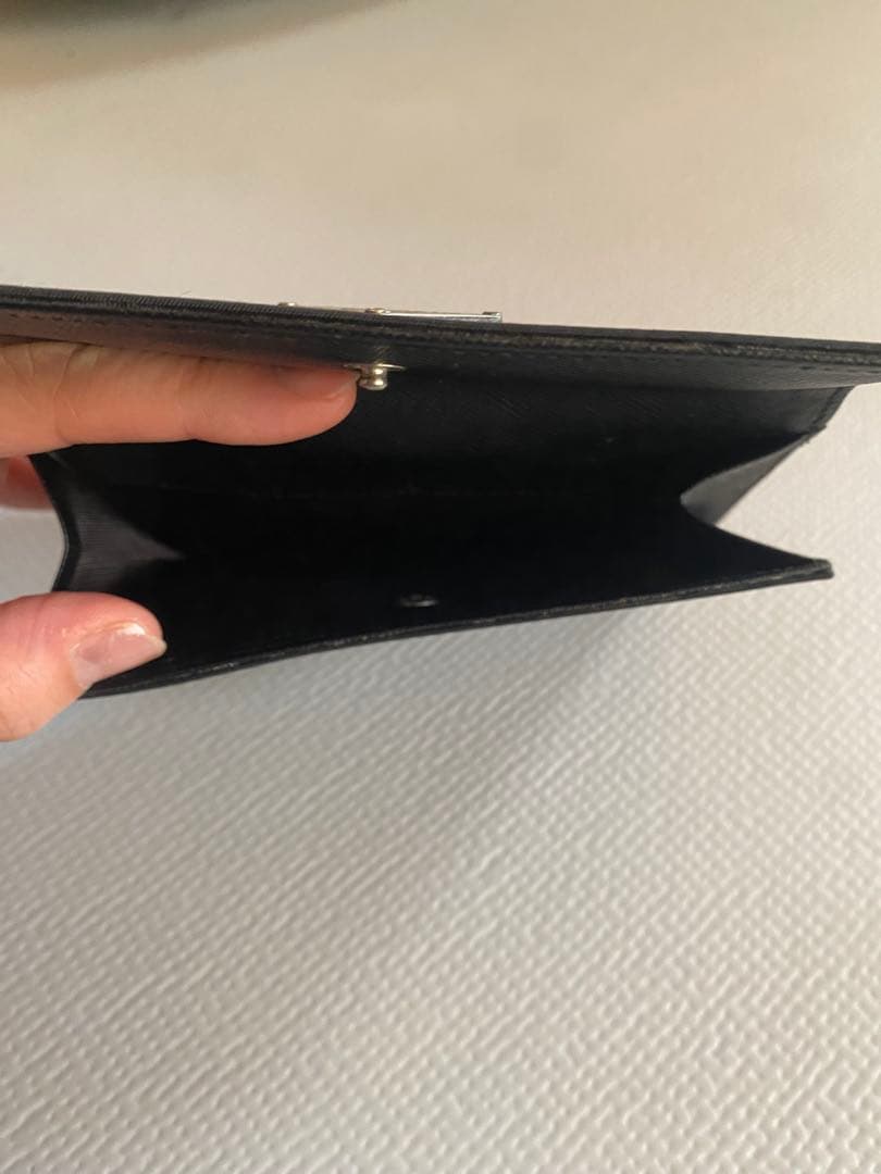 PRADA 3つ折り財布　ナイロン　ロゴ