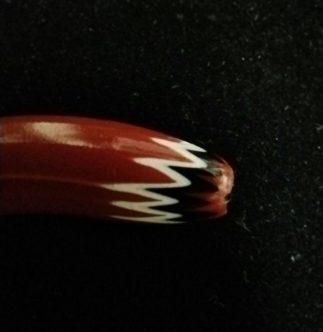 357ビーズ　専用です！　シェブロン　レッド　ルイジ・カッテランのエルボー型！