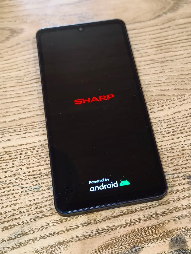 シャープ AQUOS sense 6s スマートフォン ブラック系 楽天モバイル