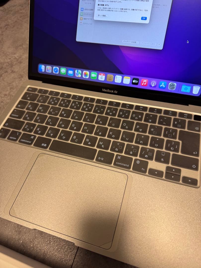 MacBookAir M1 2021シルバー　13インチ　JISキー