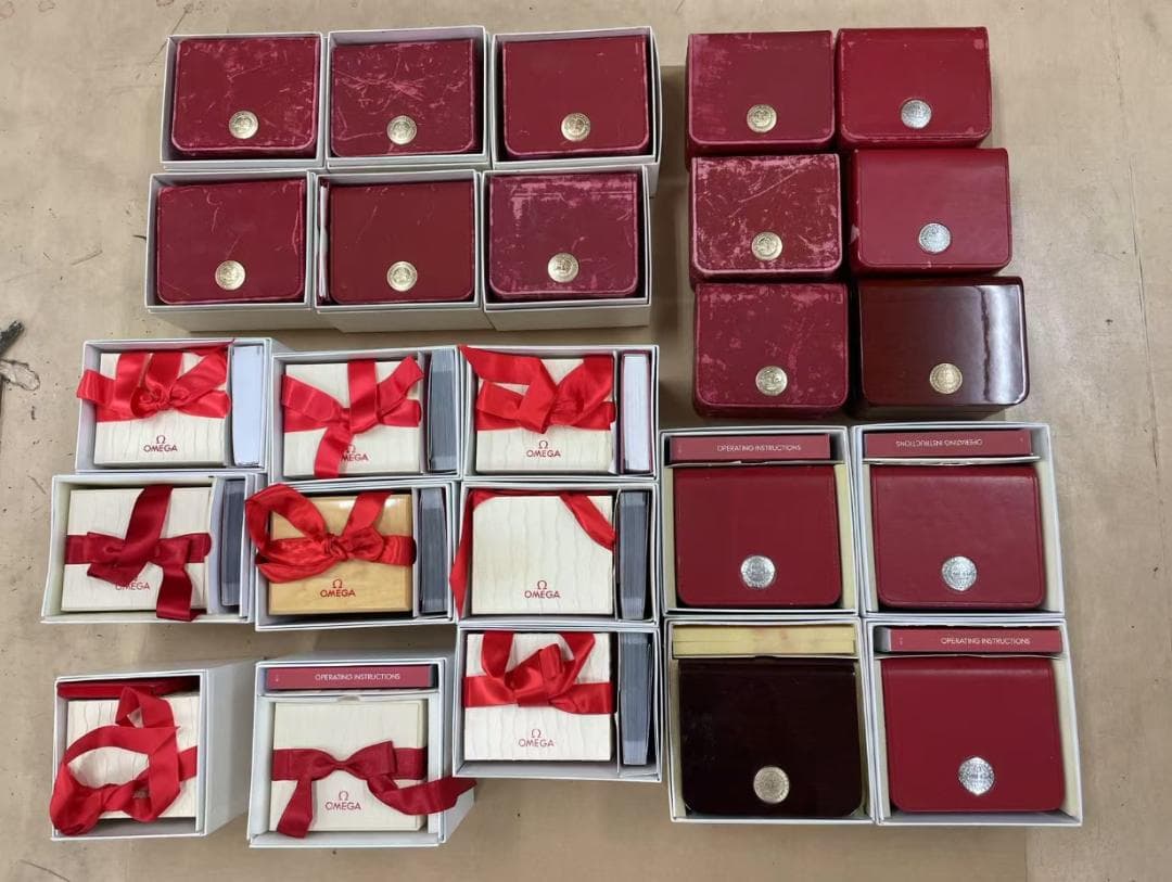OMEGA オメガ BOX 時計ケース 空箱48個 25kg
