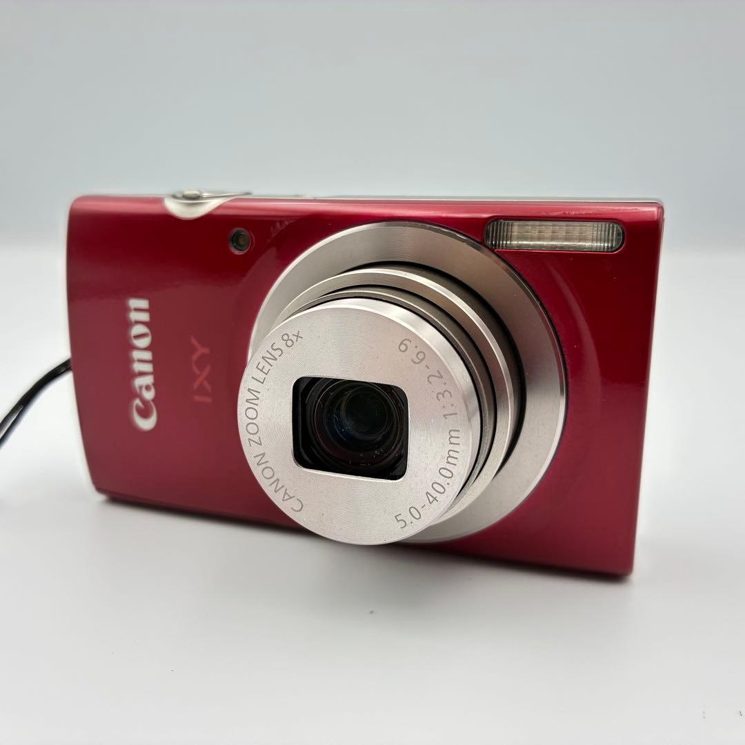 ★値下げ★美品★ CANON IXY180 レッド キヤノン バッテリー２個
