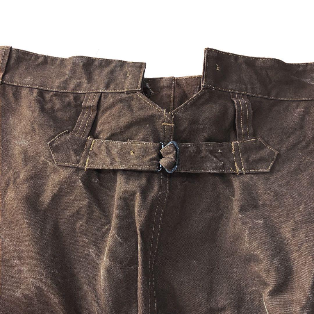 50s SNCF フランス国鉄 レイルロード ワークパンツ 希少 ダークブラウン