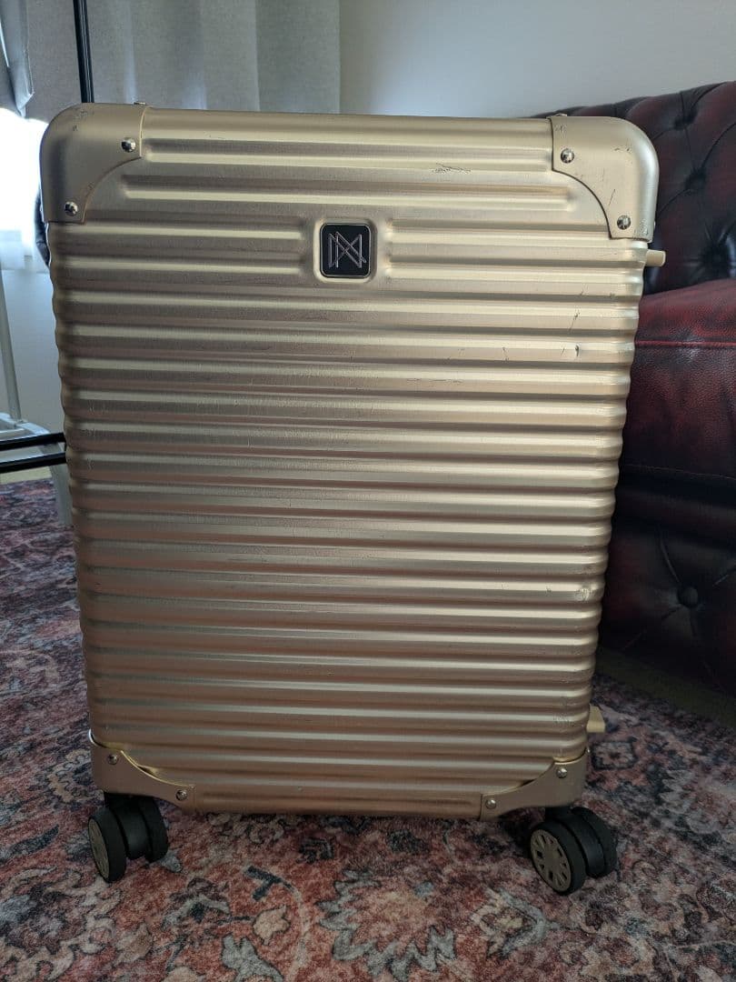 ★値下げ★LANZZOランツォアルミ34L スーツケースゴールド