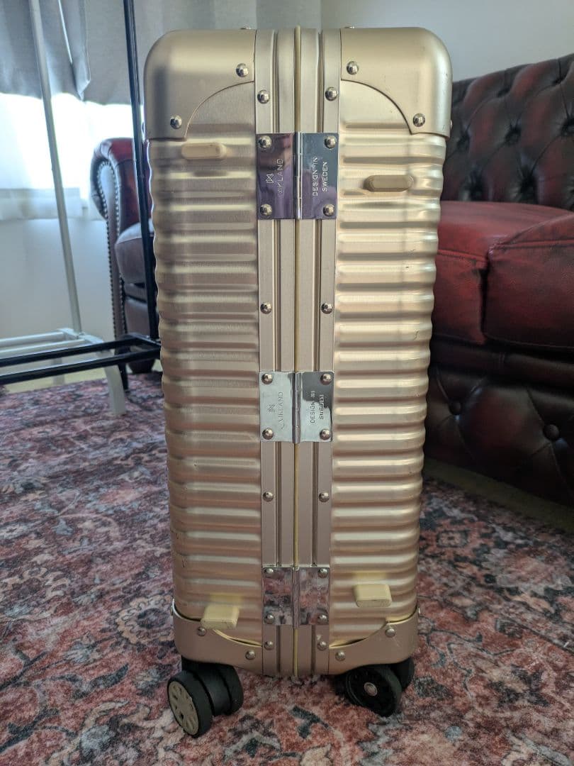 ★値下げ★LANZZOランツォアルミ34L スーツケースゴールド