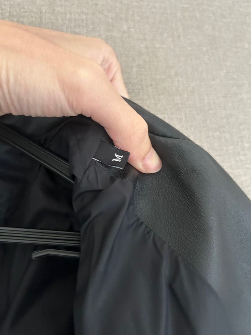 DIESEL ブラック レザー シングルライダースジャケット