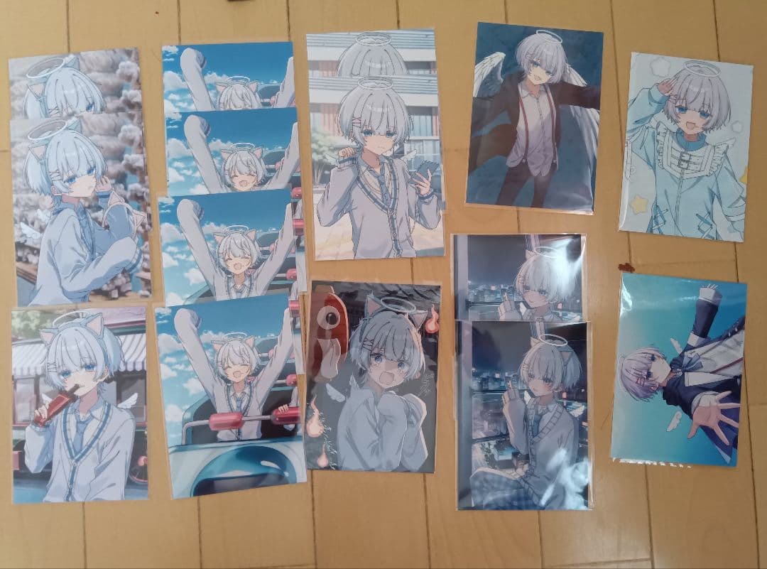 ゆらねろ。　ブロマイド122枚　サイン入り缶バッジ1個 バラ売り、まとめ売り〇