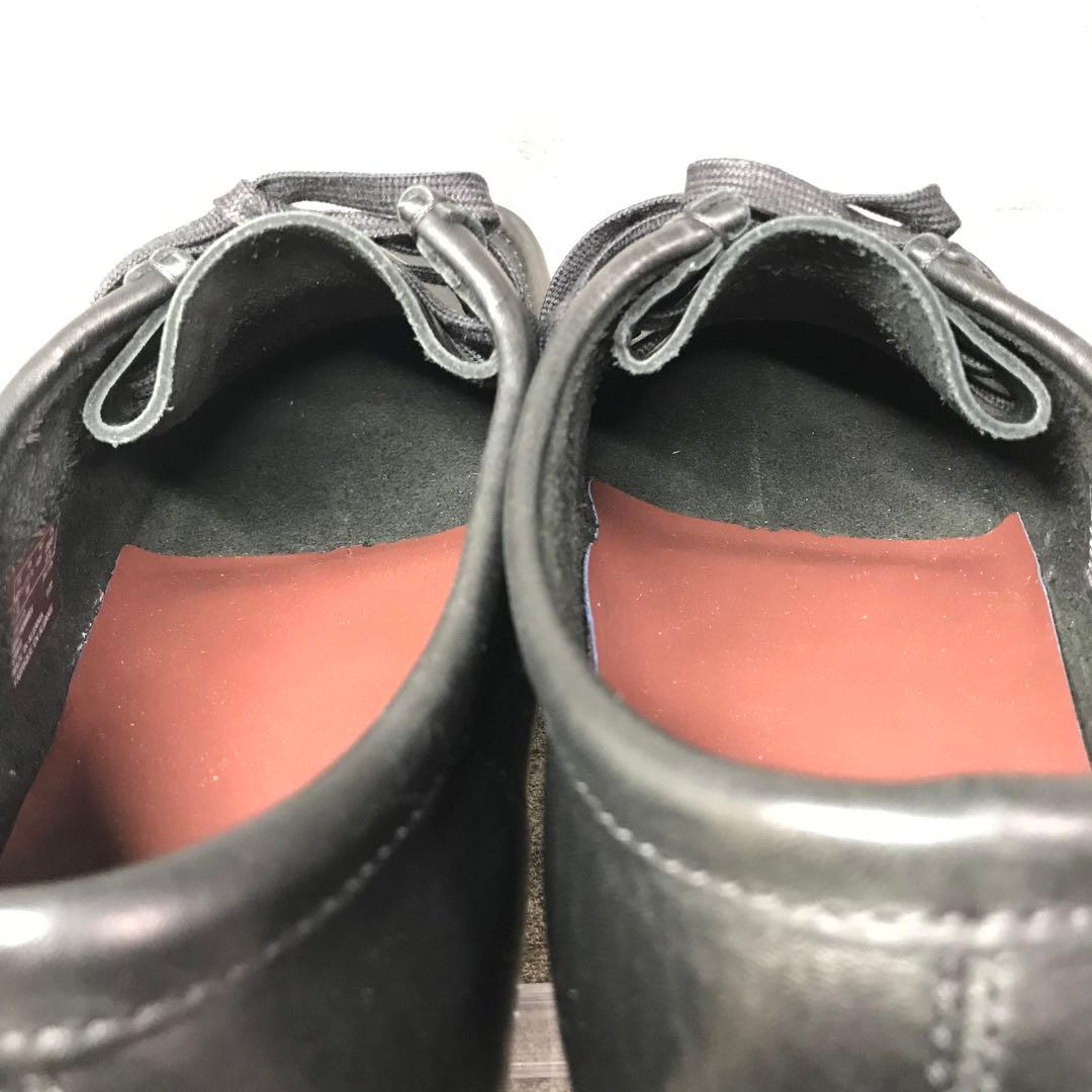 【未使用級】Clarks Wallabee ワラビー　レザー　黒　28.5㌢