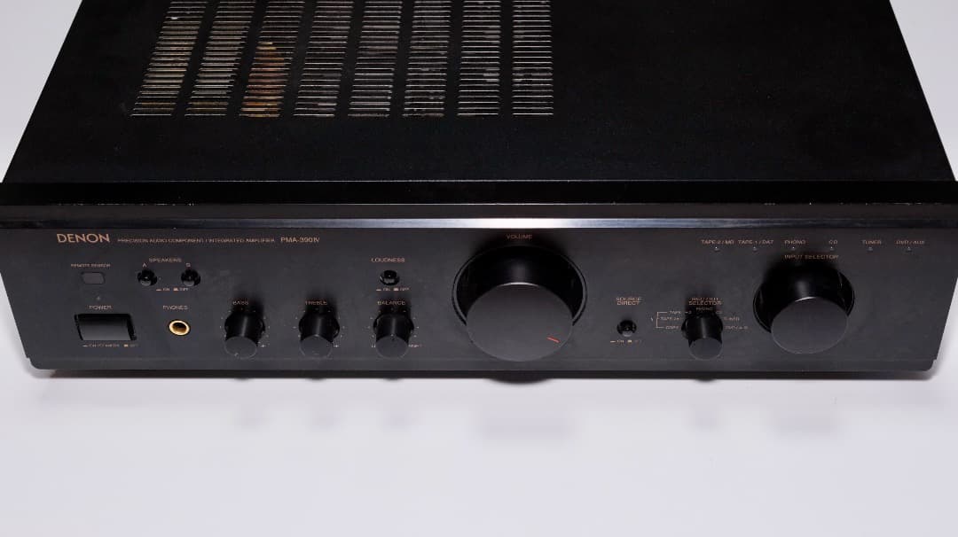 再生確認済み｜プリメインアンプ｜DENON PMA-390 Ⅳ(4) リモコン付
