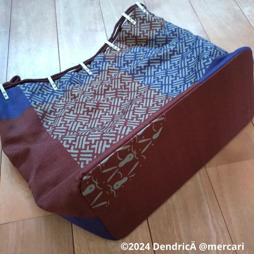 和装バッグ　網代バッグ　取り外し可　京都　小物　浴衣