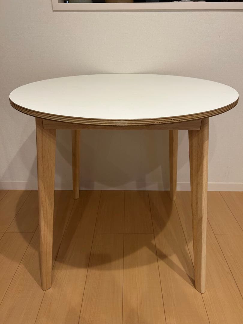 円形ダイニングテーブル 800mm（韓国家具）