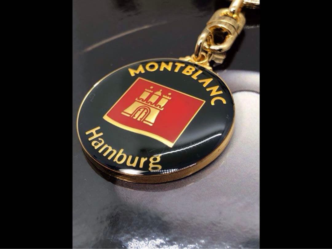 モンブラン　★非常にレアなヴィンテージ・ゴールドメダル★スターマークキーホルダー