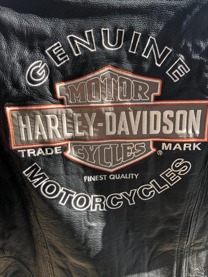 [在庫処分] 新品 Harley-Davidson ブラック レザージャケットM