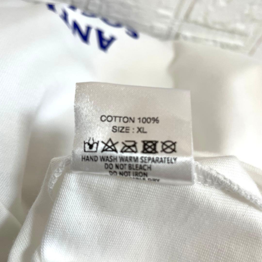 未使用品 限定コラボ ASSC ゴッドセレクションXXX ロンＴ XL 白