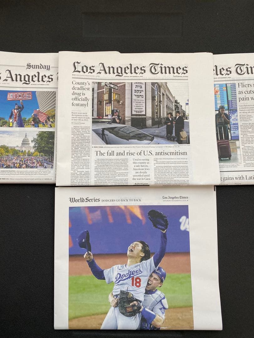 Shohei Ohtani Los Angeles Times 新聞セット