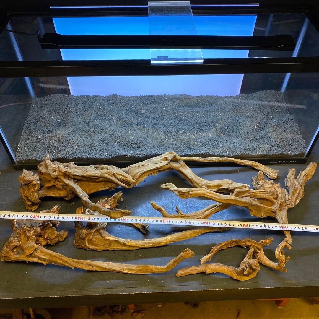 MSRW-6382 天然流木レイアウトセット　スリムウッド　アクアリウム