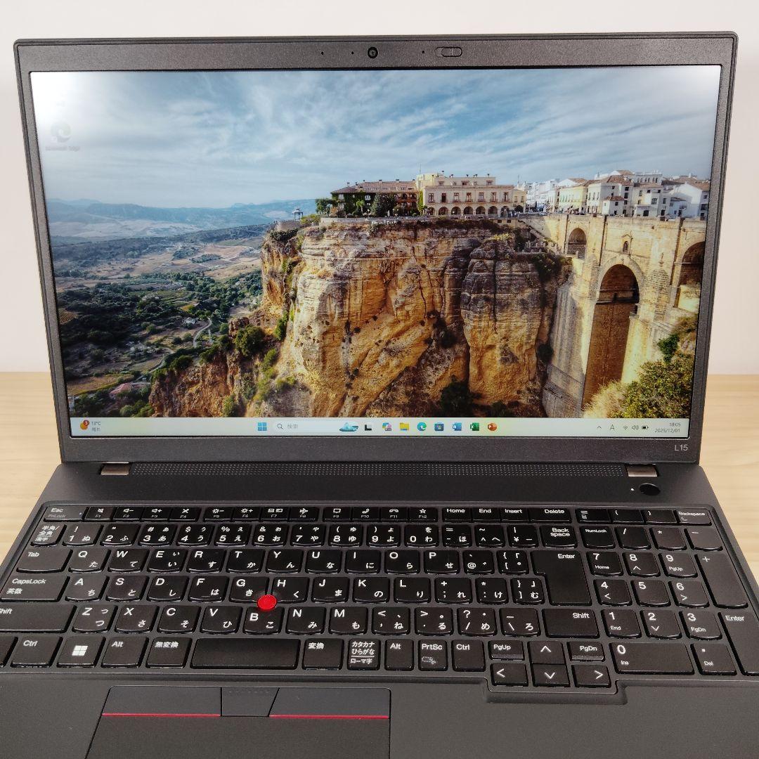 超美品 爆速 ThinkPad L15 12世代i5搭載 16GB 512GB