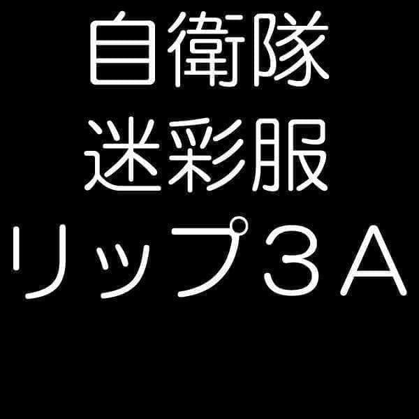 陸上自衛隊 リップストップ 迷彩服 　３Ａ