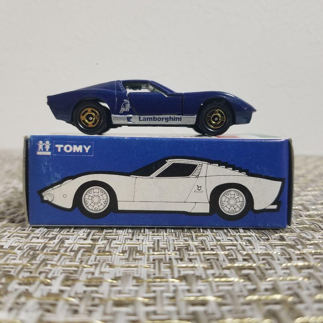 トミカ　青箱　No.F40 ランボルギーニ ミウラ SV　ブルー　日本製