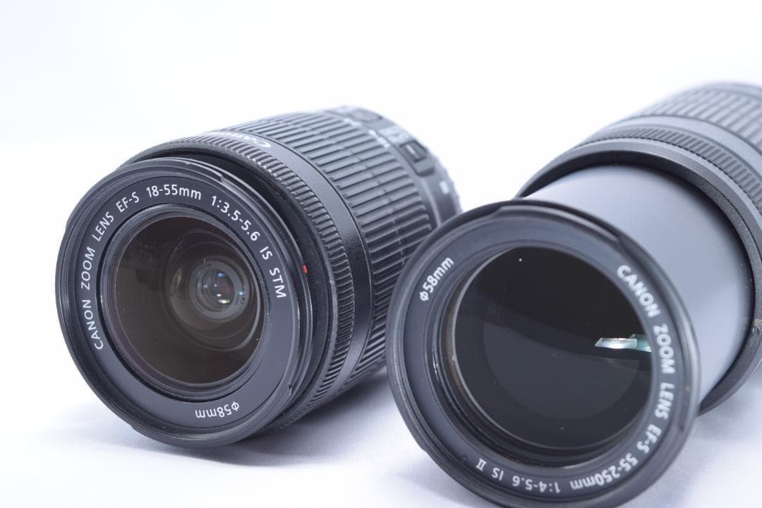 ❤　Canon EOS kiss X7 ダブルレンズキット美品　バック付き✨❤