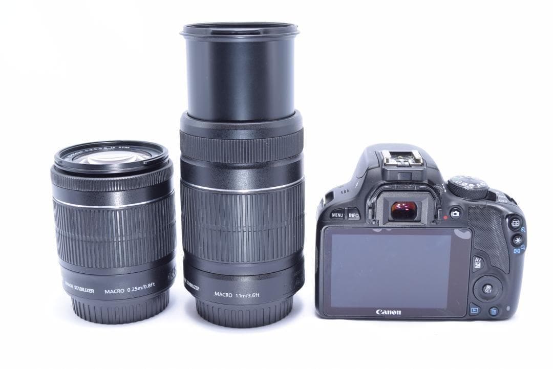 ❤　Canon EOS kiss X7 ダブルレンズキット美品　バック付き✨❤